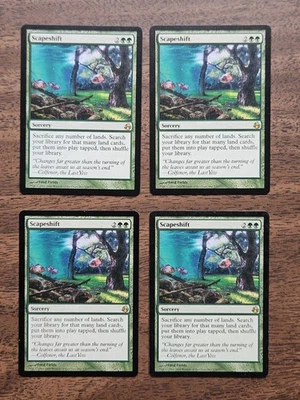 Playset (4x) Scapeshift (Morningtide) LP And MP+ conditions - Image 1 of 2