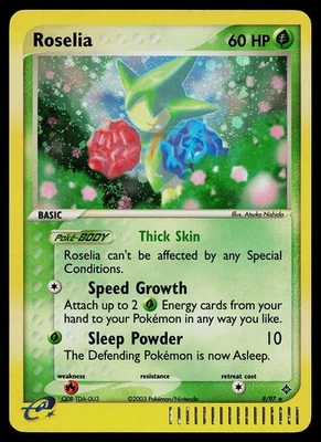 Pokemon Card - Roselia Dragon 9/97 Holo Rare - Image 1 of 2