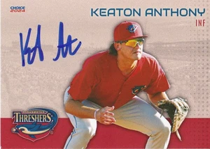 Keaton Anthony Signed 2024 Clearwater Threshers Card  #2 Phillies #18 Prospect! - Picture 1 of 2