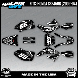 Graphics Kit for Honda CRF450R (2002-2004) prime Series - White - Picture 1 of 4