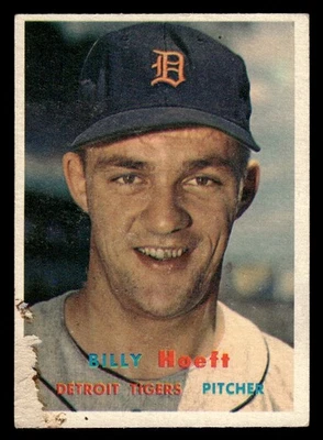 Billy Hoeft 1957 Topps #60 Detroit Tigers - Image 1 of 2