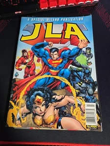 1997 JLA MAGAZINE ISSUE SPECIAL WIZARD PUBLICATION SUPERMAN BATMAN WONDER WOMAN  - Picture 1 of 5