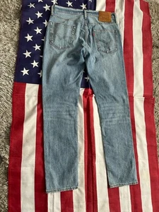 LEVIS 511 Slim Light Blue Stretch Denim Jeans W 33 L 32 Levi - Picture 1 of 4