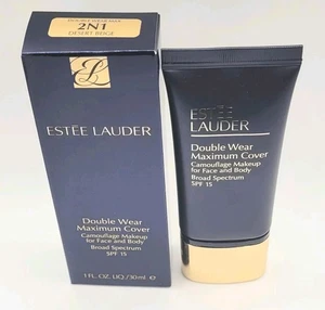 Estée Lauder's Double Wear Maximum Cover Camouflage Makeup shade 2N1 DesertBeige - Picture 1 of 4