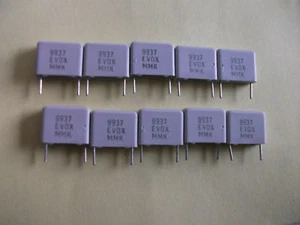 LOT OF NOS 10 EVOX MMK (220NF/100V) HI-END AUDIO CAPACITORS ! - Picture 1 of 1