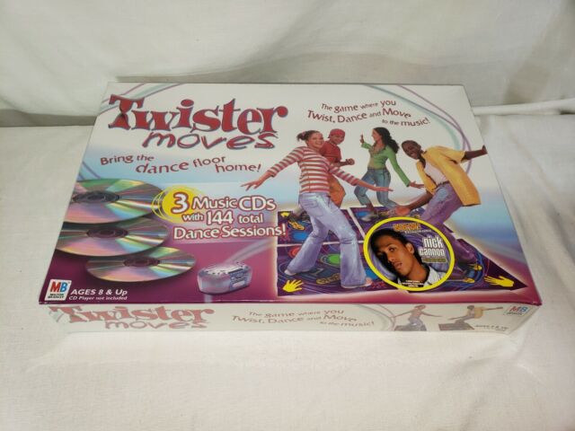 NOB Twister Moves Milton Bradley Game 3 CDs Teen Tween Jesse McCartney  Remix