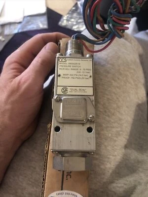 CCS 6900GZE14 Pressure Switch. 9-75PSI - Image 1 of 4