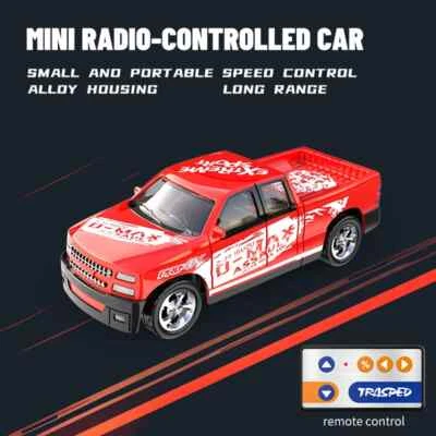 1/64 Mini RC Car 2.4G Remote Control Cars Drifting Alloy Truck Off-Road Vehicle - Image 1 of 4
