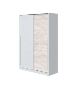 FRS, Armario ropero Aretha puertas correderas blanco artik y blanco Veho. 200 cm - Imagen 1 de 5