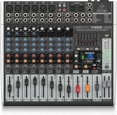 Behringer Xenyx X1222USB Mixer mit USB und Effekten aus Japan NEU - Bild 1 von 4