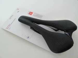 Ajna Pro Bike Saddle Carbon Rails Black 164mm Women Cycling Road MTB 00 - Picture 1 of 6