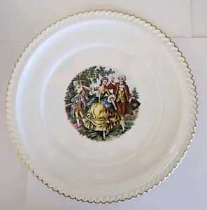 The Harker Pottery Company George & Martha Vintage 22 Kt. Gold Plate 10.5 Inches - Picture 1 of 6