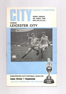 Manchester City v Leicester City 1968-1969 Division One 04/04/1969 - Picture 1 of 2