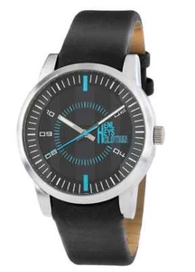 Henleys Fashion Designer Black Leather Strap Analogue Quartz Watch 907/3595 - Picture 1 of 3