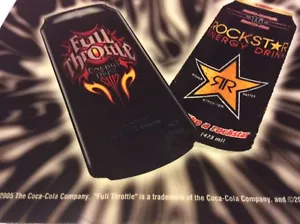Coca Cola Coleccionable Gran Vendedor Rock Star/Etiqueta POS Acelerador Completo - Imagen 1 de 3