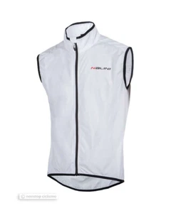 Nalini ARIETTA Full Season Wind Proof Cycling Vest : WHITE - Picture 1 of 3