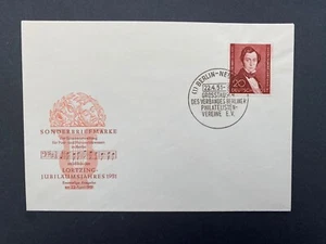 Berlin: FDC, MiNr. 74, Ersttag, 100. Todestag von Albert Lortzing 22.4.1951 - Bild 1 von 1