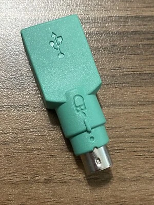 Adapter USB Mouse to PS2 Board USB A Female PSII Mini DIN 6-Pin Male Microsoft - Image 1 of 4
