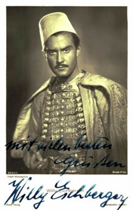 Willy Eichberger Original Signature On Ross Card No. 3398