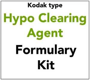 HYPO CLEARING AGENT REAGENZ KIT (KODAK TYP) - **KOSTENLOSER EU-VERSAND** - Bild 1 von 1