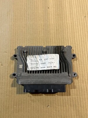 PEUGEOT 206 Engine Control Unit 21586562-9A 9665666980 - Image 1 of 4