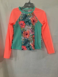 New Wonder Nation Floral Rash Guard Top shirt 1pc Swimsuit UPF 50+ U pick - Picture 1 of 5