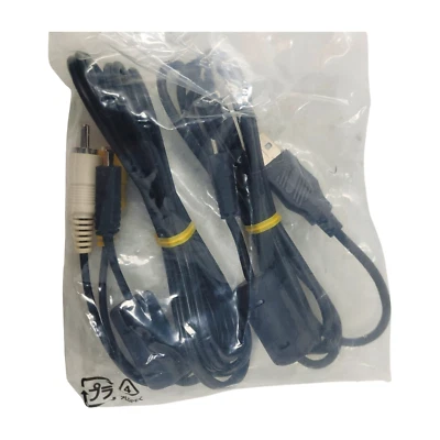 AV Audio VIDEO TV Cable USB Charger Cord OEM Panasonic Lumix DMC-TZ3 DMC-TZ4 New - Image 1 of 4
