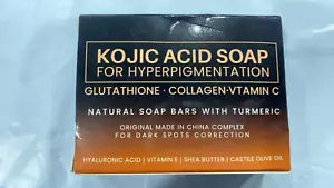 Kojic Acid Tumeric Soap for Hyperpigmentation Vitamin C ( 2PC ) - Picture 1 of 4