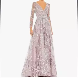 Abito da sposa Mac Duggal 20402 madre della sposa AUTENTICO taglia 12 - Foto 1 di 8