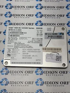 INTEL 300GB 2.5" SATA SSD SSDSC2BB300G4P, Grade A, SKU 12277 - Picture 1 of 2