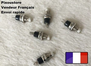 Mini Bouton Poussoir Interrupteur blanc NO Pour Voiture maquette Lot choix 7-20 - Picture 1 of 6