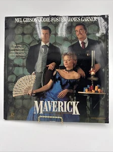 Maverick Widescreen Laserdisc LD Mel Gibson Jodie Foster - Picture 1 of 5