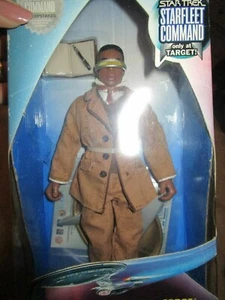 1999 Star Trek Lt. Geordi La Forge As Dr. John Watson T Starfleet Command - Picture 1 of 4