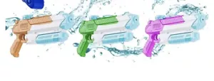 Water Guns For Kids Adults Squirt Gun 3 Pack Long Range Super Water Blaster Toy - Picture 1 of 5