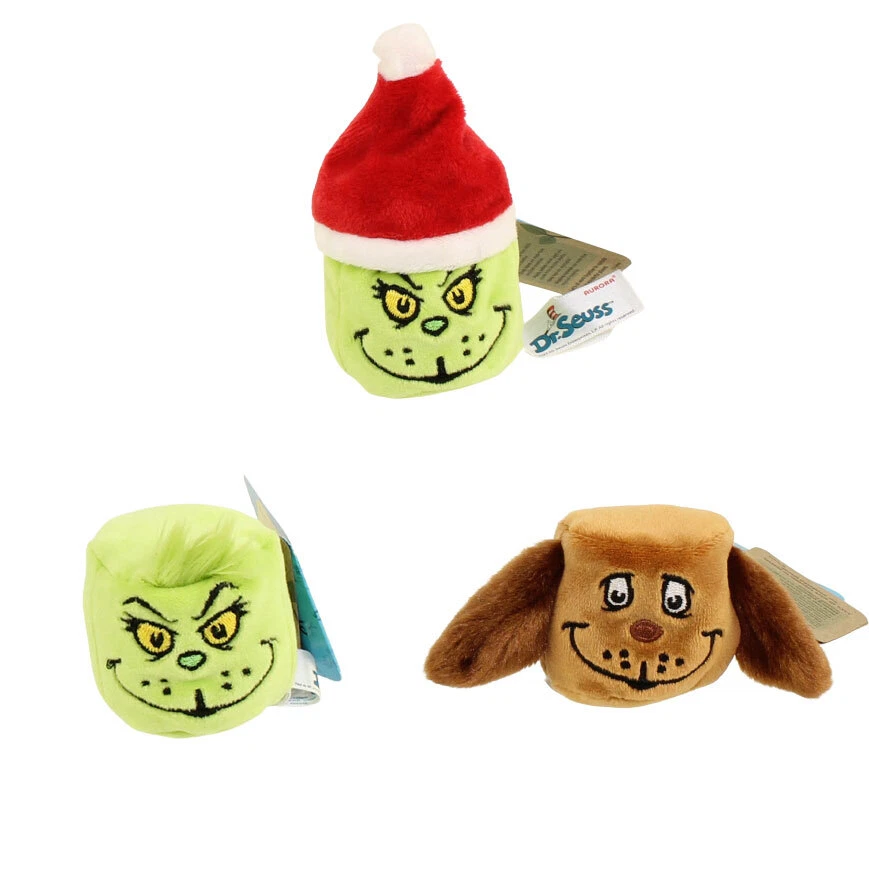 Peluche Aurora World - Dr. Seuss' The Grinch Mallows - JUEGO DE 3 (Máximo +2) (2,5 pulgadas) Foto 1 de 1
