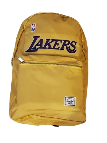 Los Angeles Lakers Settlement Backpack Herschel Supply NBA Champions NWT Yellow Cover