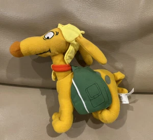 Rugrats SPIKE Cane Star Bean Peluche Giocattolo Imbottito Animale NICKELODEON Viacom Mattel - Foto 1 di 8