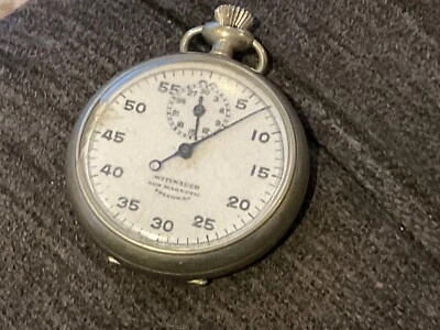 工作复古 Wittnauer Speedway 17 珠宝怀表 STOPWATCH — 第 1/4 张图片