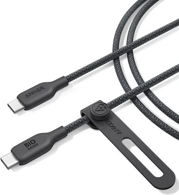 Anker 240W USB C Charging Cable 6ft Bio-Braided USB-IF Certified for Galaxy/Mac - Image 1 of 4