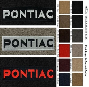 Lloyd Mats Velourtex Pontiac G8 Pontiac Word Logo 4 Pc Floor Mats (2008-2009) - Picture 1 of 24