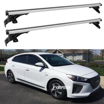Kit portaequipajes barras transversales de techo de 48"" para Hyundai Ioniq Foto 1 de 4
