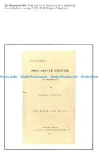 R432203 Post Office Reform Sir Rowland Hill First edition of Rowland Hill pamphl - Picture 1 of 4