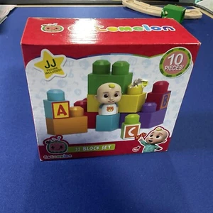 CoComelon JJ Building Block Set 10 Pc With JJ Figure Included - Picture 1 of 3