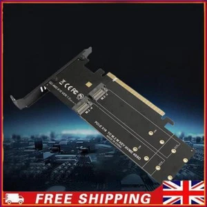 M.2 NVME SSD Riser Card 4 Slot PCIE 3.0 X16 HDD Adapter Controller Supports Raid - Afbeelding 1 van 18