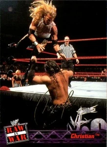 Carta Fleer WWF WWE 2001 Raw Is War Wrestling #25 Christian - Foto 1 di 2