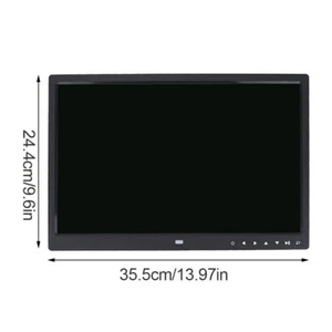 15inch 1280 * 800 HD TFT LED Screen Digital Photo Frame Alarm Clock Movie Pl Fit - Picture 1 of 9