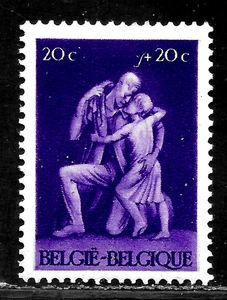 HICK GIRL-OLD MINT BEGIUM SEMI-POSTAL SC#B400  REUNION        X5502 - Picture 1 of 2