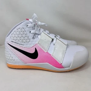 Nike Zoom Javelin Elite 3 Puntas de Pista Blanco Rosa Para Hombre Talla 9 - Imagen 1 de 9