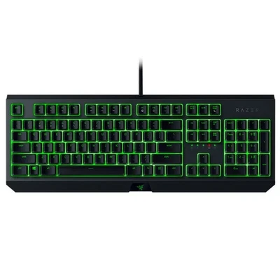 Razer BlackWidow Green Backlit Gaming Keyboard - Mechanical - Full Size - Image 1 of 4