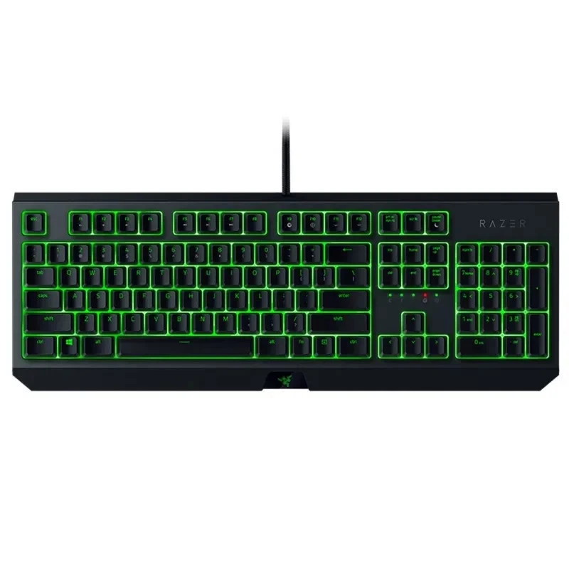 Razer BlackWidow Green Backlit Gaming Keyboard - Mechanical - Full Size - Image 1 of 4